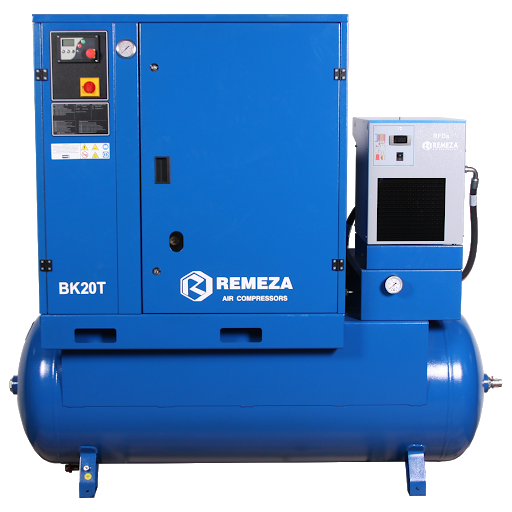 Новый винтовой компрессор Remeza для лазерной резки металла