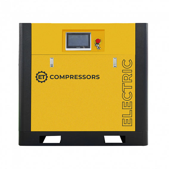 Винтовой компрессор ET-Compressors с частотным регулированием производительности и двигателем на постоянных магнитах ET SL 55 VS PM (IP55) 8 бар - интернет-магазин промышленного оборудования «Дюкон»